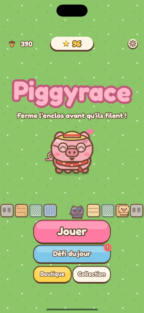 Le menu